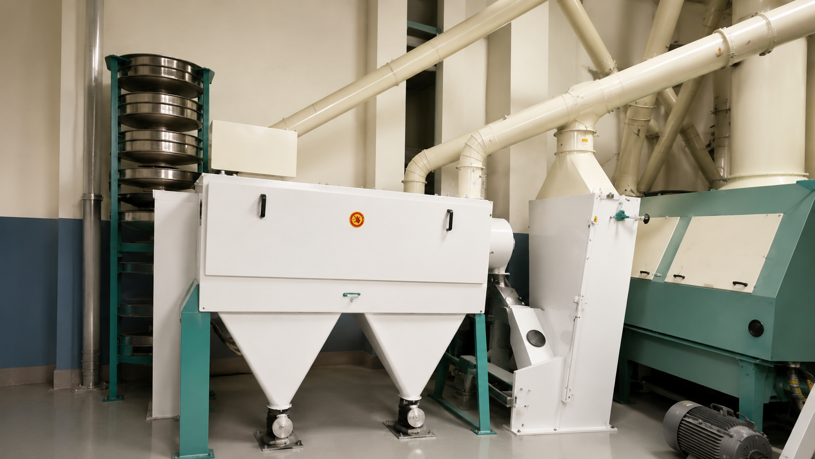 Grain Cleaning & Multi-Stage Sifting Deck